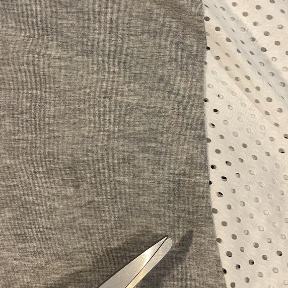 Adidas Stellasport Oversized Grey and White Mesh Back T-Shirt Size XS - Picture 16 of 16